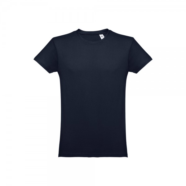 THC LUANDA II. T-shirt da uomo in formato tubolare di cotone - Blu notte
