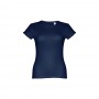 THC SOFIA II. T-shirt sfiancata da donna in cotone - Blu