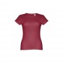 THC SOFIA II. T-shirt sfiancata da donna in cotone - Bordeaux