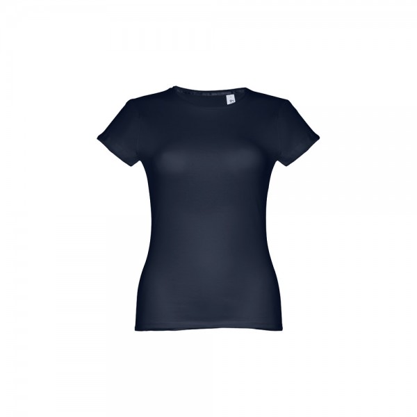 THC SOFIA II. T-shirt sfiancata da donna in cotone - Blu notte