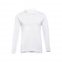 THC BERN WH 3XL II. Polo a manica lunga da uomo - Bianco