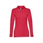 THC BERN WOMEN II. Polo a manica lunga da donna - Rosso