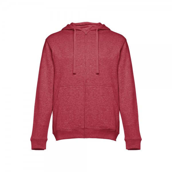 THC AMSTERDAM II. Felpa da uomo in cotone e poliestere - Rosso mélange