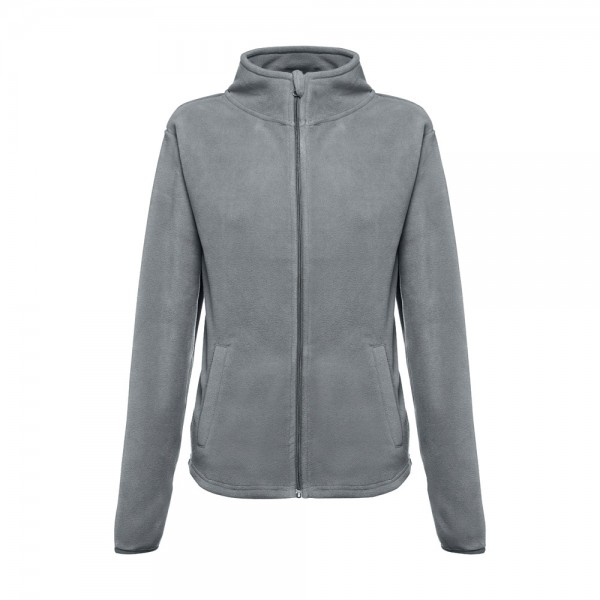 THC HELSINKI WOMEN II. Giacca in pile sfiancata in poliestere da donna - Grigio