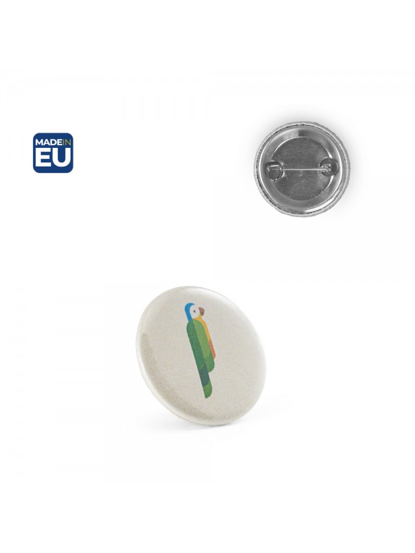 Button P'IN 1. Button P'IN 1. Pin rotondo con spilla