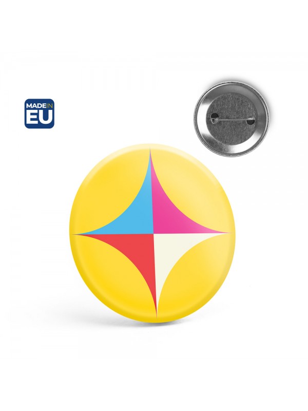 Button P'IN 9. Button P'IN 9. Pin rotondo con spilla