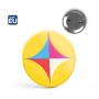 Button P'IN 9. Button P'IN 9. Pin rotondo con spilla