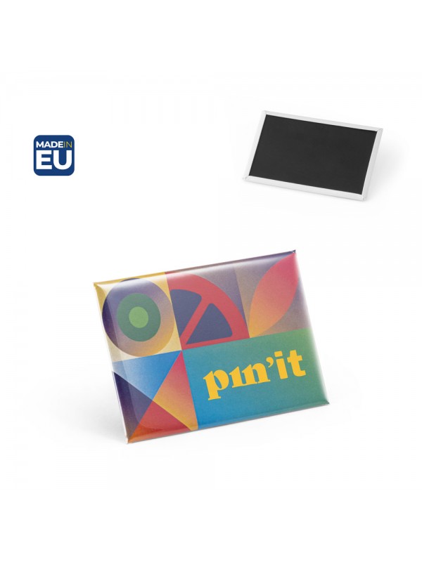 Button P'IN 15. Button P'IN 15. Magnete rettangolare