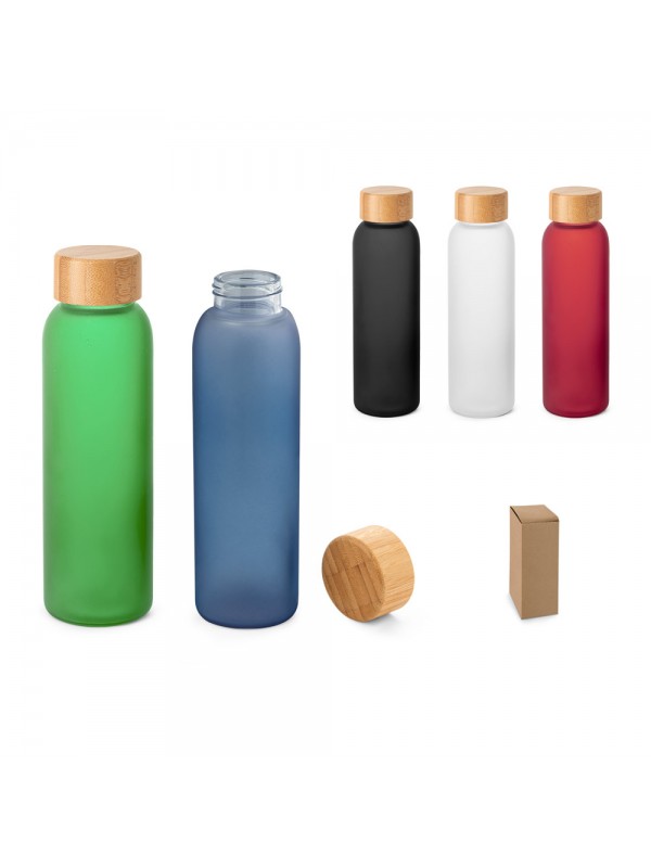 LILLARD GLASS. Bottiglia in vetro satinato da 520 ml