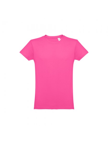 THC LUANDA. T-shirt da uomo in formato tubolare di cotone - Rosa THC LUANDA. T-shirt da uomo in formato tubolare di cotone - Rosa