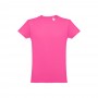 THC LUANDA. T-shirt da uomo in formato tubolare di cotone - Rosa