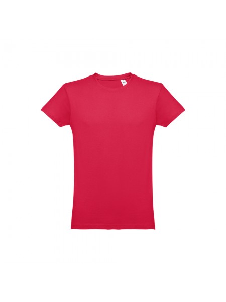 THC LUANDA. T-shirt da uomo in formato tubolare di cotone - Rosso THC LUANDA. T-shirt da uomo in formato tubolare di cotone - Rosso