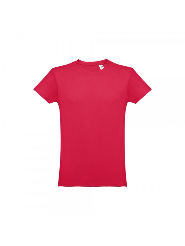 THC LUANDA. T-shirt da uomo in formato tubolare di cotone - Rosso THC LUANDA. T-shirt da uomo in formato tubolare di cotone - Rosso