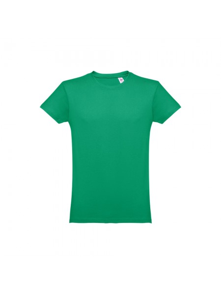 THC LUANDA. T-shirt da uomo in formato tubolare di cotone - Verde THC LUANDA. T-shirt da uomo in formato tubolare di cotone - Verde