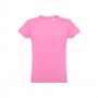 THC LUANDA. T-shirt da uomo in formato tubolare di cotone - Rosa chiaro