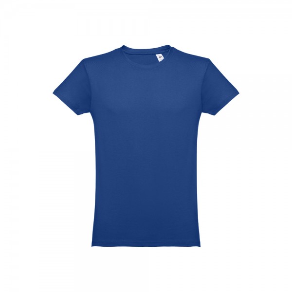 THC LUANDA. T-shirt da uomo in formato tubolare di cotone - Blu reale