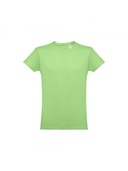THC LUANDA. T-shirt da uomo in formato tubolare di cotone - Verde chiaro THC LUANDA. T-shirt da uomo in formato tubolare di cotone - Verde chiaro