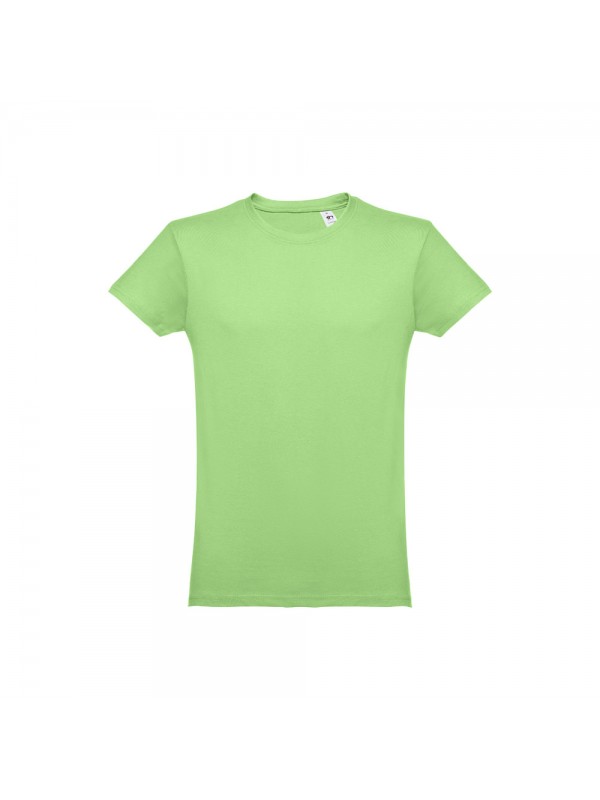 THC LUANDA. T-shirt da uomo in formato tubolare di cotone - Verde chiaro THC LUANDA. T-shirt da uomo in formato tubolare di cotone - Verde chiaro