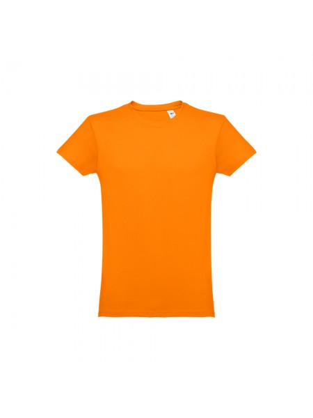 THC LUANDA. T-shirt da uomo in formato tubolare di cotone - Arancione THC LUANDA. T-shirt da uomo in formato tubolare di cotone - Arancione