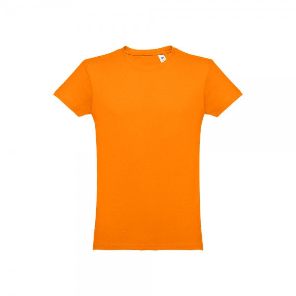 THC LUANDA. T-shirt da uomo in formato tubolare di cotone - Arancione