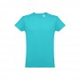 THC LUANDA. T-shirt da uomo in formato tubolare di cotone - Turchese