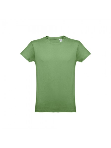 THC LUANDA. T-shirt da uomo in formato tubolare di cotone - Giada verde THC LUANDA. T-shirt da uomo in formato tubolare di cotone - Giada verde