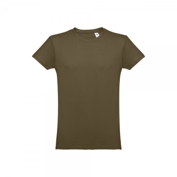 THC LUANDA. T-shirt da uomo in formato tubolare di cotone - Verde militare