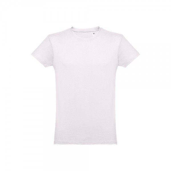 THC LUANDA. T-shirt da uomo in formato tubolare di cotone - Rosa pastello