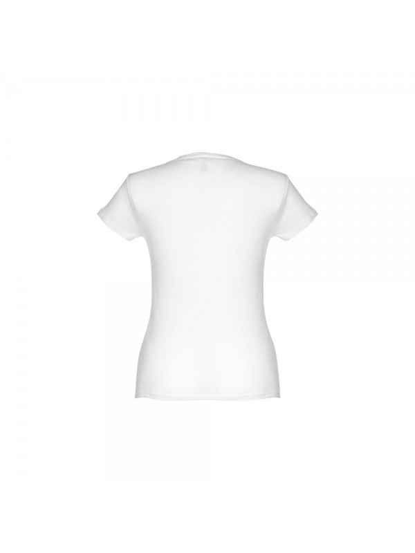 THC SOFIA WH. T-shirt sfiancata da donna in cotone. colore bianco - Bianco THC SOFIA WH. T-shirt sfiancata da donna in cotone. colore bianco - Bianco