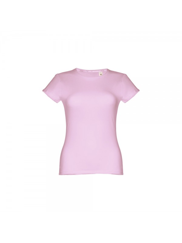 THC SOFIA. T-shirt sfiancata da donna in cotone - Lilla THC SOFIA. T-shirt sfiancata da donna in cotone - Lilla