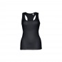 THC TIRANA. T-shirt da donna senza maniche in cotone - Nero