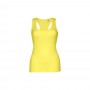 THC TIRANA. T-shirt da donna senza maniche in cotone - Giallo limone