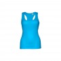 THC TIRANA. T-shirt da donna senza maniche in cotone - Azzurro mare
