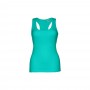 THC TIRANA. T-shirt da donna senza maniche in cotone - Verde turchese