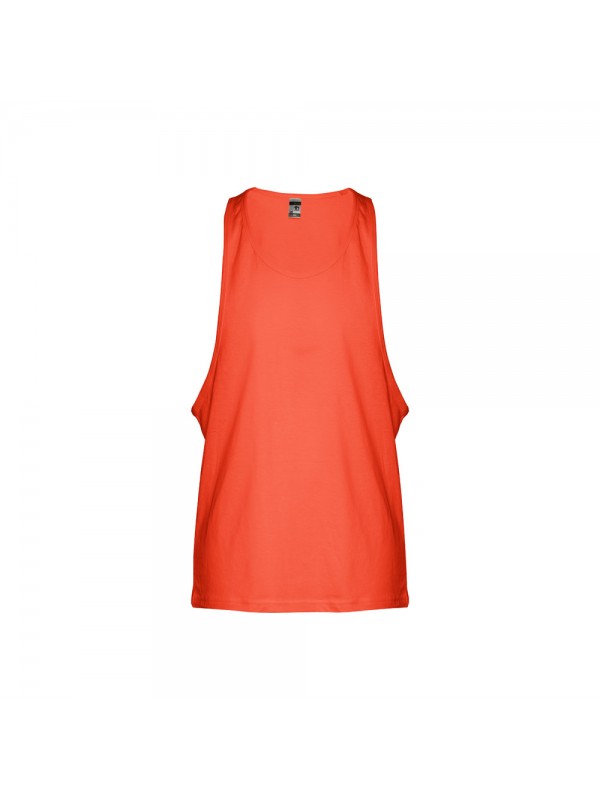 THC IBIZA. Canotta da uomo - Arancione corallo THC IBIZA. Canotta da uomo - Arancione corallo