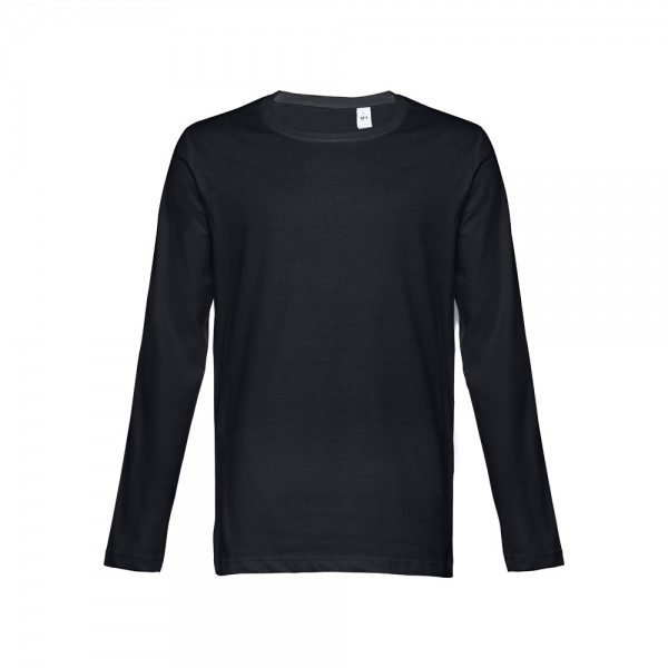 THC BUCHAREST. T-shirt a manica lunga da uomo - Nero
