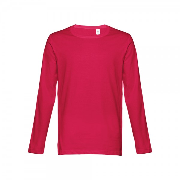 THC BUCHAREST. T-shirt a manica lunga da uomo - Rosso