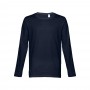 THC BUCHAREST. T-shirt a manica lunga da uomo - Blu scuro