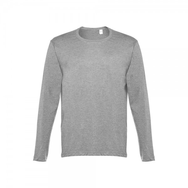 THC BUCHAREST. T-shirt a manica lunga da uomo - Grigio chiaro mélange