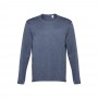 THC BUCHAREST. T-shirt a manica lunga da uomo - Blu mélange
