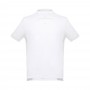 THC ADAM WH. Polo da uomo in cotone a maniche corte. colore bianco - Bianco