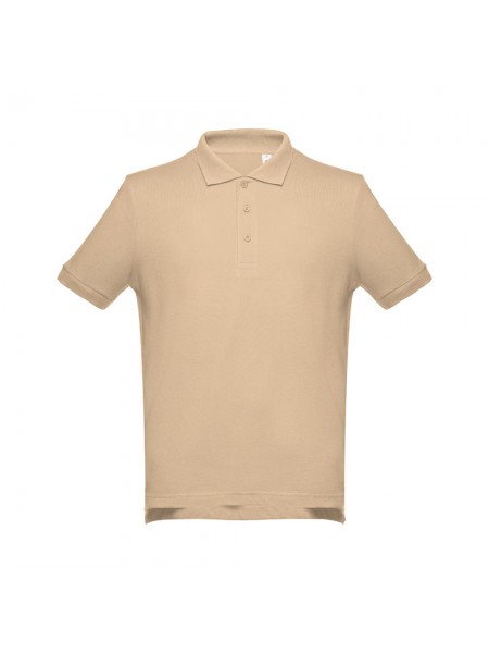 THC ADAM 3XL. Polo da uomo - Marrone chiaro THC ADAM 3XL. Polo da uomo - Marrone chiaro