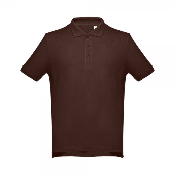 THC ADAM 3XL. Polo da uomo - Marrone scuro