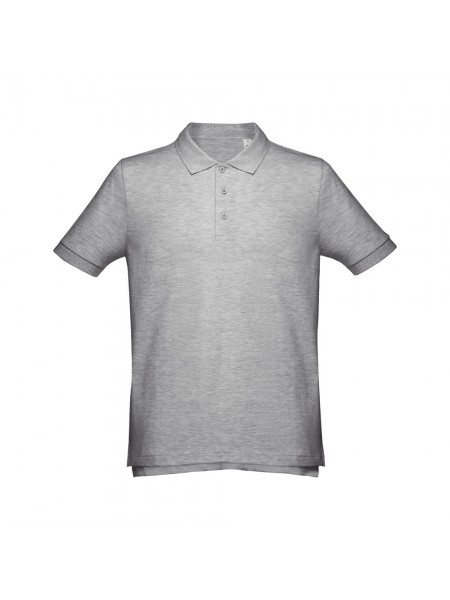 THC ADAM 3XL. Polo da uomo - Grigio chiaro mélange THC ADAM 3XL. Polo da uomo - Grigio chiaro mélange