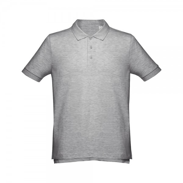 THC ADAM 3XL. Polo da uomo - Grigio chiaro mélange