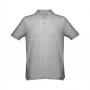 THC ADAM 3XL. Polo da uomo - Grigio chiaro mélange