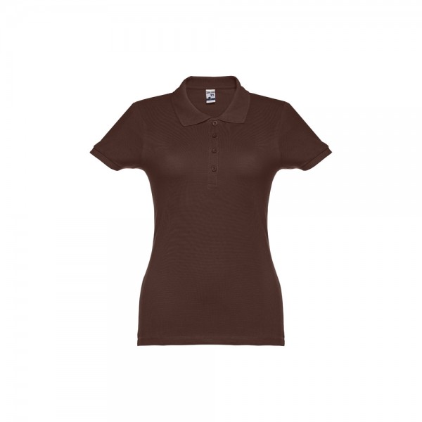 THC EVE. Polo da donna - Marrone scuro
