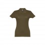 THC EVE. Polo da donna - Verde militare
