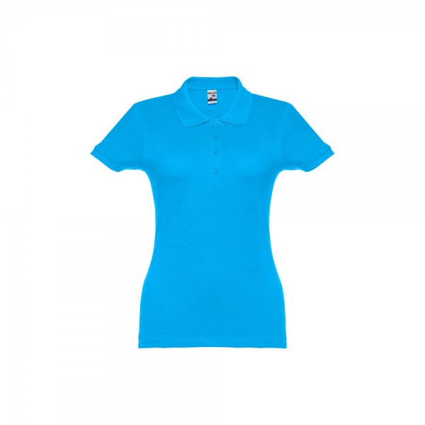 THC EVE. Polo da donna - Azzurro mare