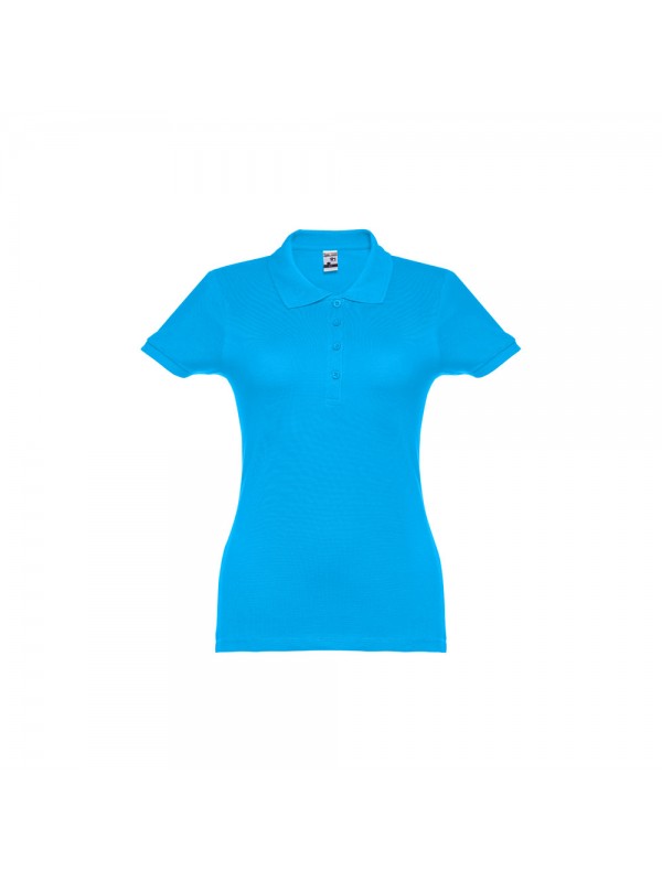 THC EVE. Polo da donna - Azzurro mare